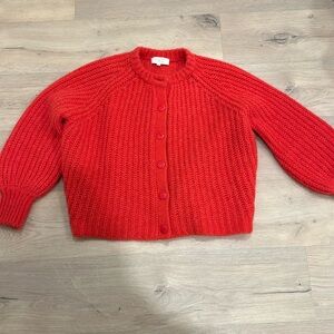 Sezane Emile Cardigan XS Red